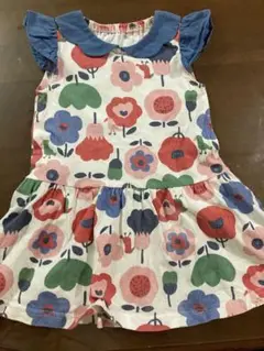 klädde 花柄 ノースリーブワンピース