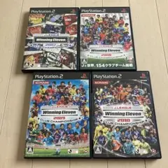 PS2／Jリーグウイニングイレブン　4枚セット