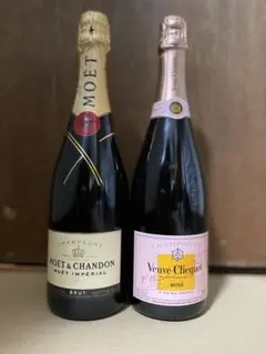2本セット ヴーヴクリコロゼ モエエシャンドン 750ml