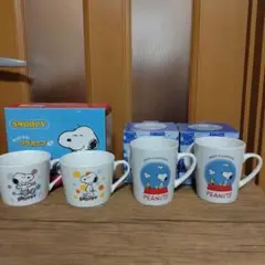SNOOPY スヌーピー マグカップ 　４個（ローソン　ジョーシン景品）