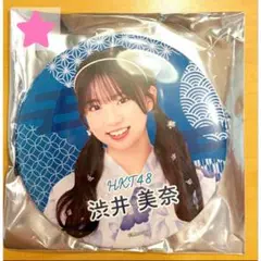 HKT48 渋井美奈 カプセルくじ 缶バッジ