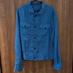 BAGUTTA バグッタ シャツ Mサイズ ブルー 訳アリ格安出品
