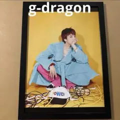 (A4額付き) g-dragon ① ジードラゴン　 ポスター風　額装　タワレコ