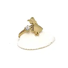 アリスの重ね付けリング ゴールドカラー☆指輪 金色
