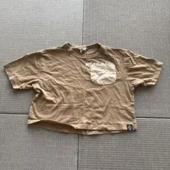 MASK ONLY BRAND ベージュ クロップドTシャツ