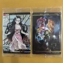 鬼滅の刃 トレーディングカード SR R 2枚セット