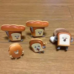 パン泥棒　食パン型フィギュア 5体セット