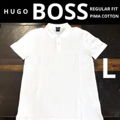 ヒューゴボス コットン半袖シャツ L