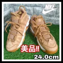 【希少】箱付 美品 ナイキ NIKE AIR MOREUPTEMPO キャメル