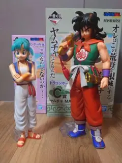 一番くじ　ドラゴンボールEX 孫悟空修行編　C賞ヤムチャ　B賞ブルマ