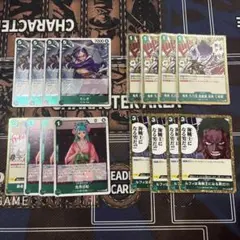 ワンピースカード　緑ゾロデッキパーツ