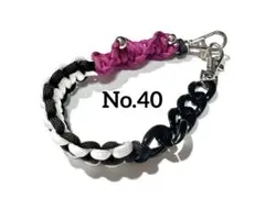 【ハンドメイド　パラコードストラップ　No.40】