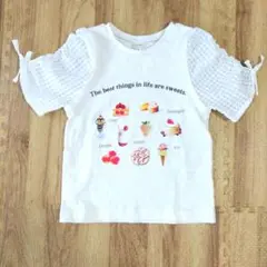 アプレレクール　スイーツプリントTシャツ　100㌢