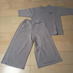 グレー パジャマ 上下セット