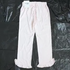 【新品】 BEBE べべ ボーダーレギンス パンツ ピンク 白 150
