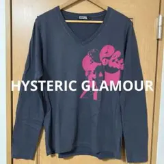 【雰囲気抜群❗️】HYSTERIC GLAMOUR 総柄 ロンT Lサイズ
