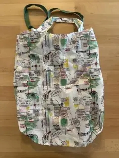 バスキア　UNIQLO コラボ　バッグ　エコバッグ　2way ショルダーバッグ