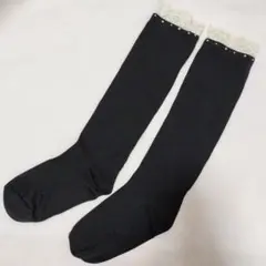 タイツ風 ハイソックス 黒