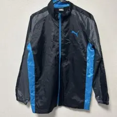 PUMA 360 ウィンドブレーカー 黒/青