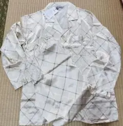 シルク長袖パジャマ 上下セット　XL