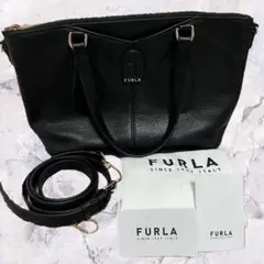 FURLA フルラ サッチェル 2way バッグ DAFNE 証明書付き