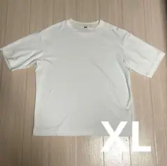 UNIQLO U エアリズムコットンオーバーサイズTシャツ ホワイト XL