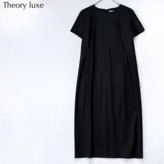 【極美品】セオリーリュクス EXECUTIVE とろみワンピース 上品 冠婚葬祭