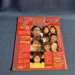 TVアイドルマガジン　創刊号　SMAP 1995年　12月号　反町隆史　内田有紀
