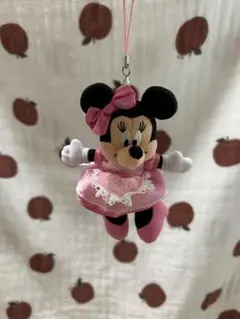 ミニーマウス ぬいぐるみストラップ