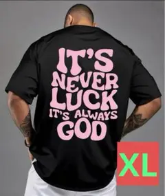 新品未使用 バックロゴ ブラック Tシャツ XLサイズ 商品番号G