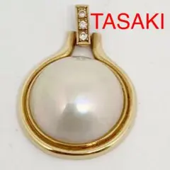 TASAKI 田崎真珠 K14 マベ真珠 ペンダントトップ 17.0㎜ 7.2g