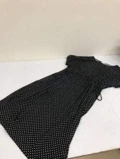 Roomile★ロングスカートワンピース　ドット柄ワンピース★Mサイズ