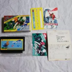 FC スカイキッド 箱 説明書 ハガキ シール付き ファミコンソフト