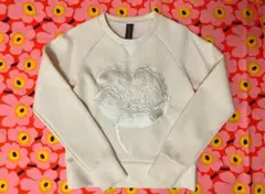 ミハラヤスヒロ 花刺繍 トレーナー