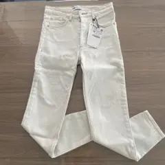 ZARA ホワイト スキニーデニム 36