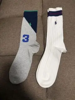 POLO RALPH LAUREN メンズ　ソックス2足セット
