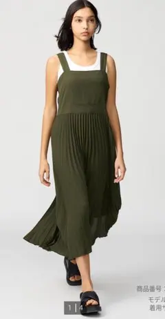 UNIQLO C　プリーツストラップワンピース　　size:М 新品未使用