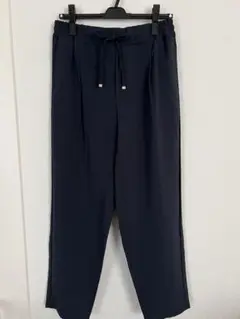 hinaコラボ ネイビー スラックス LL
