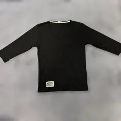パープル&イエロー　tシャツ スモールサイズ　七分