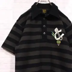 WESTRIDE プリズン ボーダー ポロシャツ ウエストライド バイカー