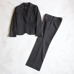 【極美品】LES MUES セットアップスーツ L パンツ 春夏 グレー