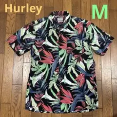Hurley メンズ半袖アロハ柄シャツM／美品