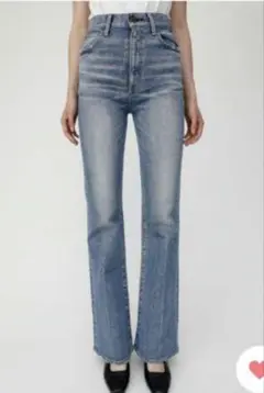 MOUSSY MVS FLARE フレアデニム 24インチ ブルー