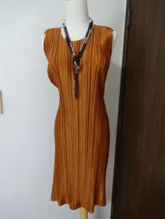 ②茶系●新品●PLEATSPLEASE●ワンピース・チュニック●サイズ5