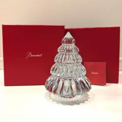 【新品未使用】バカラ　ノエル　クリスマスツリー　エンチャンティング　クリア バカラ（Baccarat） オブジェ 2-815-642 クリスマスツリー