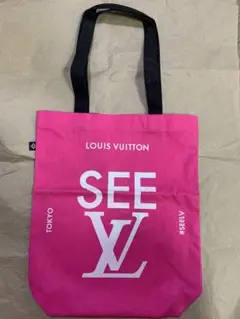 Louis Vuitton SEE LV エコバッグ ピンク 2022年限定 Louis Vuitton SEE LV エコバッグ ピンク 2022年限定 - メルカリ