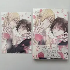 君とじゃなきゃ恋もできない 春野なぎ　コミコミスタジオ特典　BL漫画
