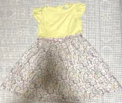 美品　TOCCA 花柄ノースリーブワンピース 130