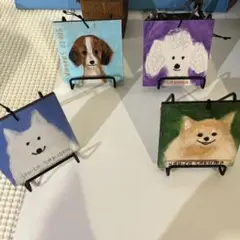 サクマ　ユウコ　犬の絵画セット you-co sakuma 絵本　作家