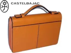 164205 カステルバジャック トリエ セカンドバック ブラウン